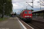 232 571-0 DB Schenker Rail Deutschland AG kam als Lz durch den Brandenburger Hbf gefahren und fuhr weiter nach Brandenburg Altstadt, um dort einen G�terzug zu holen.