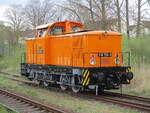 Sonst sieht man die 106 756 in Putbus.Am 22.April 2025 kam die Lok nach Bergen/Rügen.