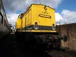 V 100 01 (92 80 1 202 481-8 D-RPE) im Sächsischen Eisenbahnmuseum in Chemnitz am 19.04.2017.