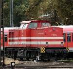 HGB V 100.04 (203 224-1 ex DR 112 374-4) in Ulm am 14.09.2013.
