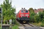 218 414-1 und eine weitere 218 mit IC Allgäu 2013 in Bellenberg am 31.08.2022.