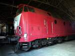 219 003-1 im Sächsischen Eisenbahnmuseum in Chemnitz am 19.04.2017.