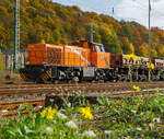 Die Northrail 275 020-6 eine Vossloh  G 1206 mit Seitenkippwagen der GBM Wiebe am 22.10.2013 beim Bahnhof Dillenburg, vermietet ist sie zurzeit an die HGB (Hessische Güterbahn GmbH, Buseck).

Die Lok wurde 2012 von Vossloh unter der Fabriknummer 5001989 gebaut. Sie trägt die NVR-Nummer 92 80 1275 020-6 D-NTS und die EBA-Nummer EBA 05F18K 019.

Technische Daten:
Antriebart:  dieselhydraulisch
Achsfolge: B'B' 
Motor: 4-Takt-12-Zylinder-Dieselmator CAT 3512 B DITA-SC 
Motorleistung: 1.500 kW bei 1.800 U/min
Höchstgeschwindigkeit: 100 km/h
Eigengewicht: 88 t
Länge über Puffer: 14.700 mm
Tankvolumen: 3.500 l
Kleinster befahrbarer Radius: 60 m
