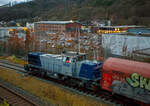 Aktuell besteht bei der KSW (Kreisbahn Siegen-Wittgenstein) immer noch Lokmangel, so ist zurzeit auch die RBH 804 / 275 804-9 (98 80 0275 804-9 D-RBH) eine MaK G 1206 der RBH - RAG Bahn und Hafen GmbH