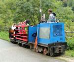 Feldbahn  Mathilda von Stoi  Nr 661 in Rechtenstein am 14.09.2013.