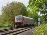 Traktionswandel am Hochrhein, der einzigen  Schweizer Dieselstrecke , die Schaffhausen mit Basel verbindet, sowie auch Rheinfelden AG, Stein-Säckingen.