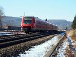 611 032 in Ulm S�flingen am 20.02.2015.