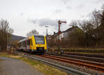 Nun fahren die Triebwagen der HLB RB 96 „Hellertalbahn“ auch endlich wieder den Bahnhof Herdorf an.