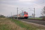 101 118-8  Packendes Sdafrika  mit dem IC 2071 von Hamburg-Altona nach Dresden Hbf in Vietznitz.