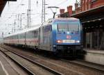 Schnell mal ein Bilck bei Drehscheibe-Online geschaut und siehe da 101 070-1 war fr den 05.10.2013 in Stendal angekndigt.