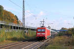 101 043-8 auf den Weg nach Hamburg.