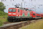 Nach langer Zeit war 112 108 W�lkchen  wieder zu Gast im Rostocker Hbf.
