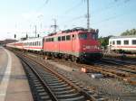 Knapp 50 km sind f�r 115 509 nach dem Lokwechsel am 31.Juli 2010 zufahren,als Sie mit den EC 378 Wien-Binz Stralsund verlie�.