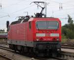 143 254-1 war am 15.08.2014 zu Besuch im Rostocker Hbf.15.08.2014