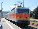 Die in S-Bahn Farben 143 175-8 pr�sentierte sich am 11.07.2026 in Warnem�nde