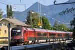 �BB 1116 208 mit Railjet  ....f�rs neue Zeitalter...  in Prien am 12.08.2022.