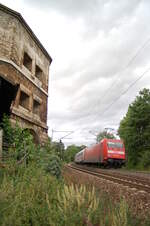 101 012-3 in Ulm an der Bundesfestung Schwedenturm am 04.08.2008.