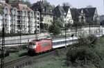 103 134-4 mit Interregio in Ulm am 30.04.1994.