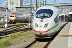 103 245-7 und ICE 3 im Hbf München am 04.06.2022.