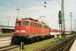 Am 14 Mai 2007 treft ein DBNZ mit 115 350 in Dortmund Hbf ein.