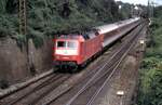 120 128-4 mit IC in Ulm am 23.08.1996.