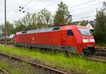 Die 152 082-4 (91 80 6152 082-4 D-DB) der DB Cargo AG setzt am 24 Mai 2024 in Kreuztal auf dem Stumpfgleis um.

Die Siemens ES64F wurde 1999 noch von Krauss-Maffei in Mnchen-Allach unter der Fabriknummer 20209 gebaut.