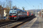 Die an die SBB Cargo International AG vermietete mit „XLoad“ ausgestattete 193 457  Hofburg Wien  (91 80 6193 457-9 D-SIEAG) der SüdLeasing GmbH, Stuttgart (eingestellt in Deutschland