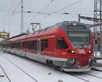 429 529-1 als RE 13011 von Rostock Hbf nach Sassnitz kurz vor der Ausfahrt im Rostocker Hbf.10.03.2013