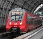 Talent 2 bei der Ausfahrt in Berlin Hbf.26.09.2014