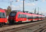 Am Nachmittag des 17.04.2015 wurde 442 346-3 beim Schferstndchen mit 442 349-7 im Rostocker Hbf gestrt.