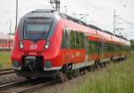 442 340 als S2(Gstrow-Warnemnde)bei der Einfahrt im Rostocker Hbf.29.05.2015