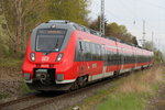 442 356 als S3(Warnem�nde-Rostock)bei der Einfahrt im Haltepunkt Rostock-Bramow.30.04.2016