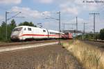 401 504-6  M�hldorf a.Inn  als ICE 692 von M�nchen Hbf nach Berlin Hbf (tief) in Stendal(Wahrburg).