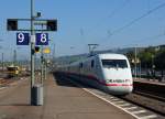 DB/Weil am Rhein: ICE der ersten Generation auf der Fahrt nach Basel SBB anlässlich der Bahnhofsdurchfahrt Weil am Rhein am 2.