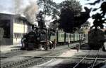 99 5901 und Traditionslok 99 5903 vor Traditionszug in Werningerode am 31.07.1999.