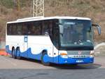 Setra 416 GT-HD von der Usedomer Bäderbahn im Stadthafen Sassnitz.