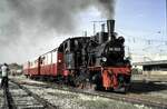 99 7208 der Albbahn von der UEF in Amstetten im Oktober 1990.