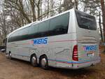 Mercedes Travego von Wietis Reiseservice aus Deutschland in Binz.