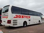 MAN Lion's Coach von Bushandel Röttgen und angemietet von Jostes aus Deutschland im Stadthafen Sassnitz.