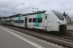 Am grauen 21 September 2025 steht SBH 3464 004 whrend ein Probebetrieb in Celle.