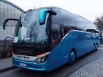 Setra 516 HD von Wricke Touristik aus Deutschland in Neubrandenburg.