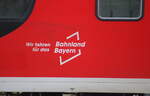 Ja Servus Wir fahren für das Banland Bayern gesehen am 05.10.2025 im Rostocker Hbf