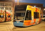 6N-2 Wagen 609 stand am Frühen Morgen des 02.06.2024 um 03.34 Uhr noch friedlich auf dem Gelände der Rostocker Straßenbahn AG.