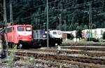 139 553-5; 150 177-4 und 139 222-0 in Geislingen Steige am 15.08.1997.