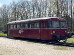 VT 798 der Hanseatischen Eisenbahn in Plau am See.