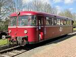 VT 798 der Hanseatischen Eisenbahn in Plau am See.