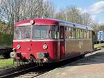 VT 798 der Hanseatischen Eisenbahn in Plau am See.