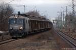 252 022-9 von der CTL Logistik GmbH mit einen G�terzug in Berlin Jungfernheide in Richtung Berlin Spandau.