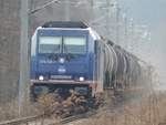 076 109-2 von Raildox in Neubrandenburg.