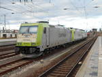 ITL mit 185 562,185 507 und 193 893,am 27.Oktober 2018,in Angermünde.